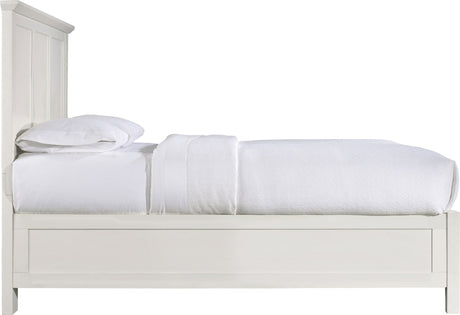 Paragon White King Panel Bed by Modus Furniture at Eve Furniture