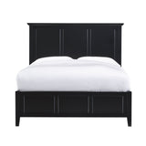 Paragon Wood Eastern King Panel Bed in Black by Modus Furniture at Eve Furniture