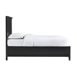 Paragon Wood Eastern King Panel Bed in Black by Modus Furniture at Eve Furniture