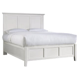 Paragon Wood Full Panel Bed in White by Modus Furniture at Eve Furniture
