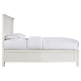 Paragon Wood Full Panel Bed in White by Modus Furniture at Eve Furniture