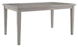 Parellen Beige/Gray Rectangular Dining Set by Ashley at Eve Furniture