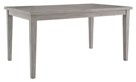 Parellen Beige/Gray Rectangular Dining Set by Ashley at Eve Furniture