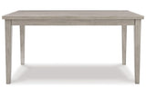 Parellen Gray Dining Table by Ashley at Eve Furniture