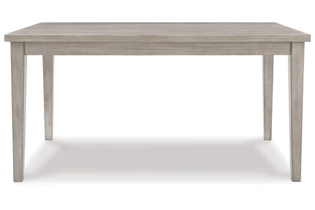 Parellen Gray Dining Table by Ashley at Eve Furniture