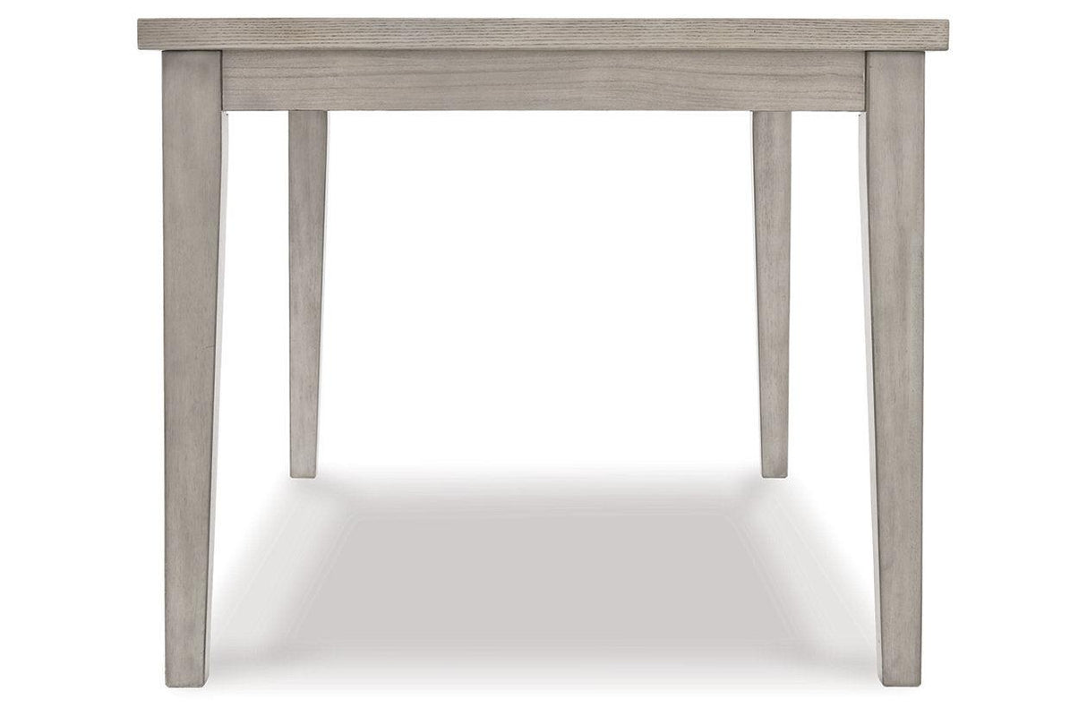Parellen Gray Dining Table by Ashley at Eve Furniture