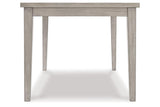 Parellen Gray Dining Table by Ashley at Eve Furniture