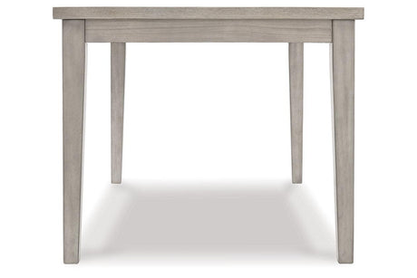Parellen Gray Dining Table by Ashley at Eve Furniture