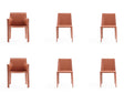 Paris 6-Piece Dining Chairs in Clay by Manhattan Comfort at Eve Furniture