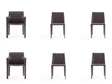 Paris 6-Piece Dining Chairs in Grey by Manhattan Comfort at Eve Furniture