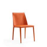 Paris 8-Piece Dining Chairs in Coral by Manhattan Comfort at Eve Furniture
