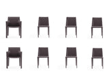 Paris 8-Piece Dining Chairs in Grey by Manhattan Comfort at Eve Furniture