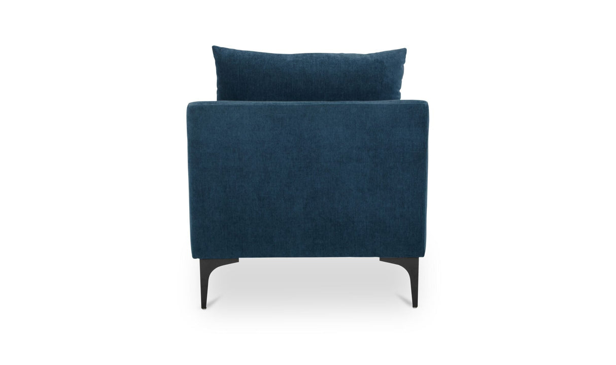 Paris Armchair Blue by Moe's Home at Eve Furniture