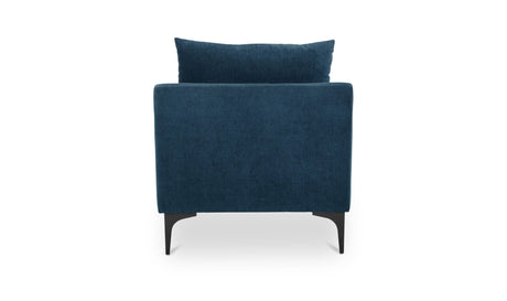 Paris Armchair Blue by Moe's Home at Eve Furniture