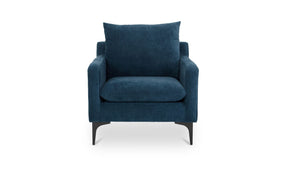 Paris Armchair Blue by Moe's Home at Eve Furniture