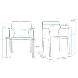 Paris Armchair in Clay by Manhattan Comfort at Eve Furniture