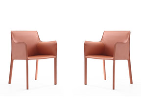 Paris Armchair in Clay (set of 2) by Manhattan Comfort at Eve Furniture