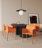 Paris Armchair in Coral by Manhattan Comfort at Eve Furniture