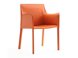 Paris Armchair in Coral by Manhattan Comfort at Eve Furniture