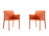 Paris Armchair in Coral (set of 2) by Manhattan Comfort at Eve Furniture