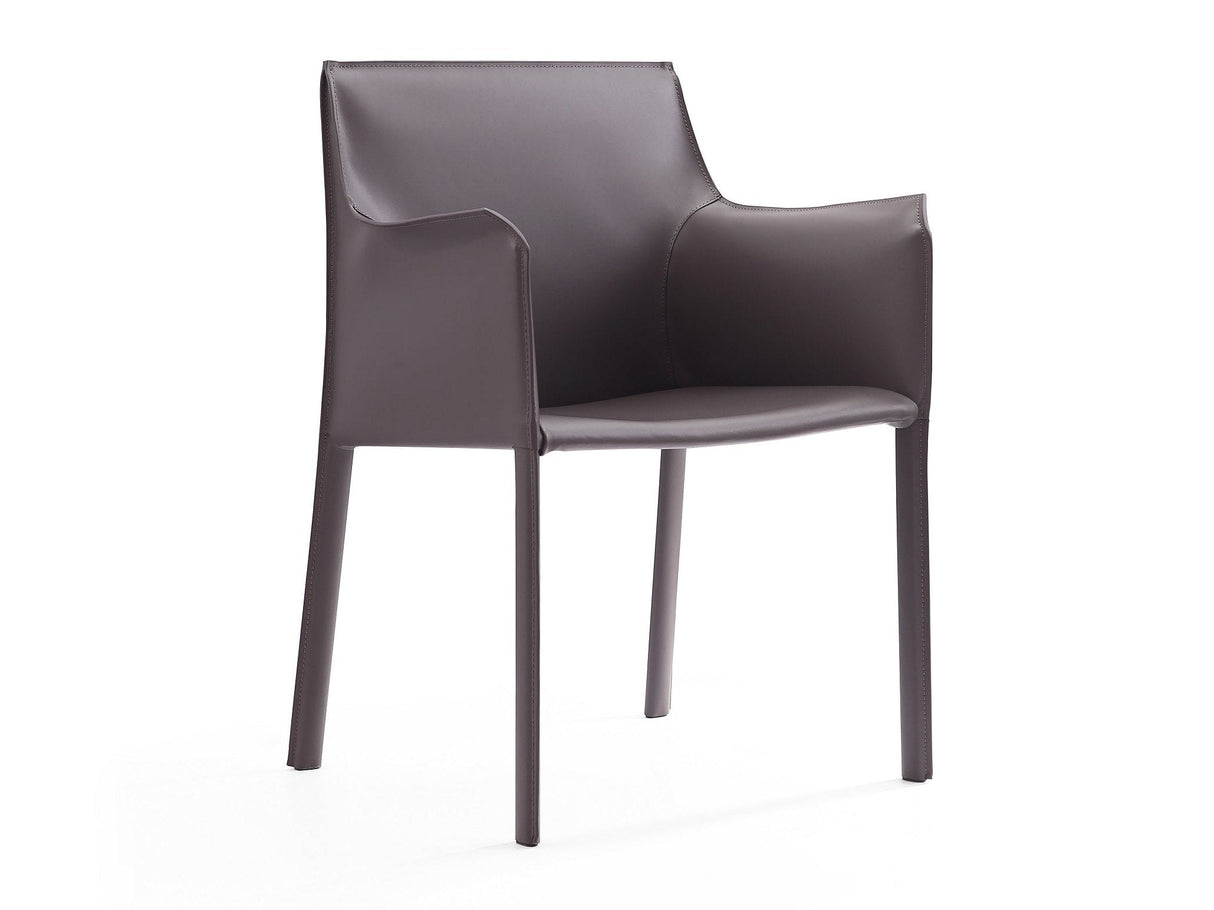 Paris Armchair in Grey by Manhattan Comfort at Eve Furniture