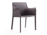 Paris Armchair in Grey by Manhattan Comfort at Eve Furniture