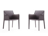 Paris Armchair in Grey (set of 2) by Manhattan Comfort at Eve Furniture