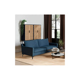 Paris Blue Sofa by Moe's Home at Eve Furniture