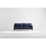 Paris Blue Sofa by Moe's Home at Eve Furniture