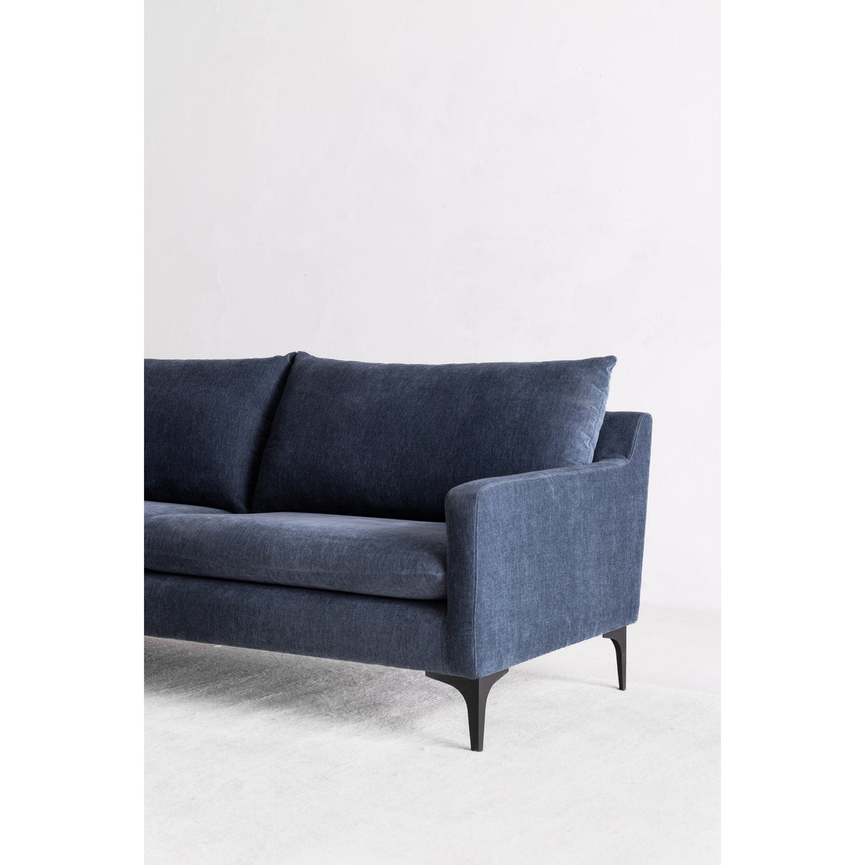Paris Blue Sofa by Moe's Home at Eve Furniture