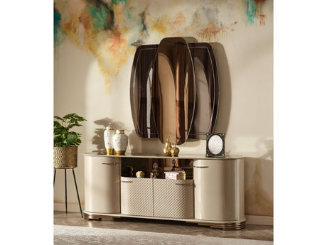 Paris Console With Mirror by Furnia at Eve Furniture
