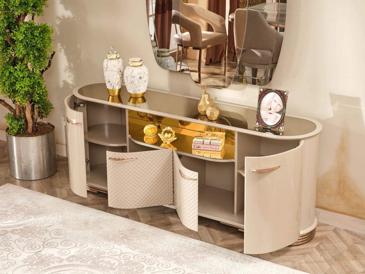 Paris Console With Mirror by Furnia at Eve Furniture