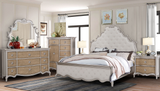 Paris Cream-Beige Bedroom Set by Cosmos Furniture at Eve Furniture