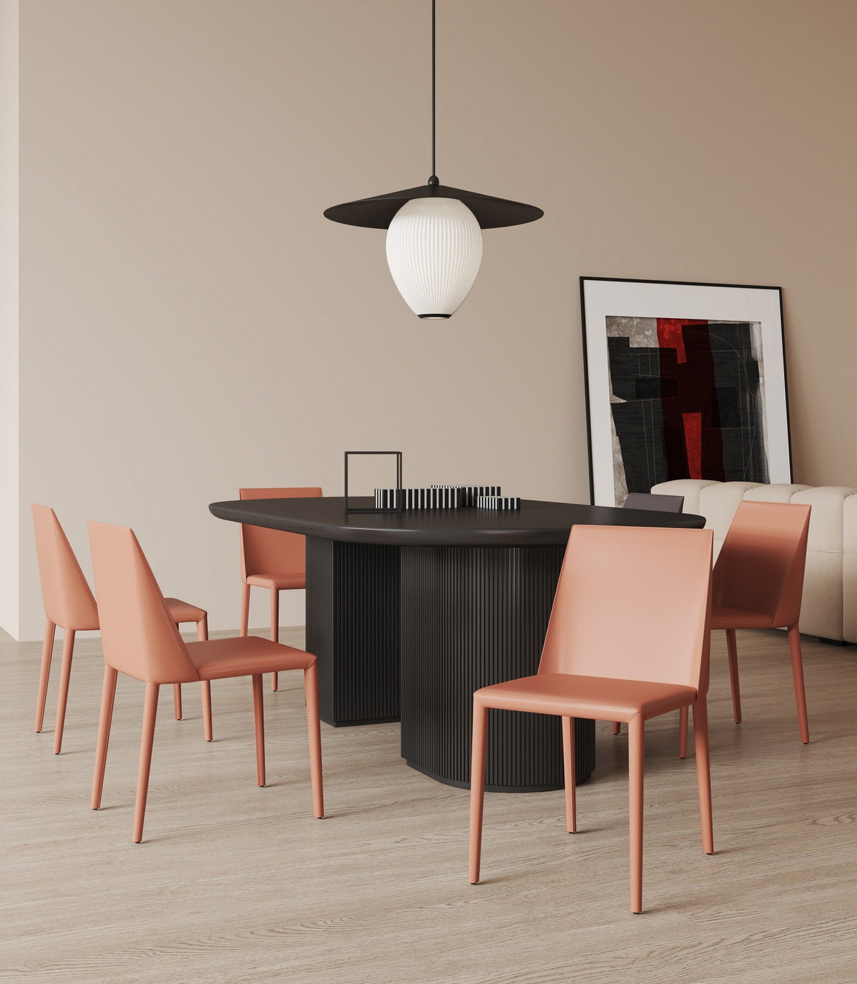 Paris Dining Chair in Clay (set of 2) by Manhattan Comfort at Eve Furniture