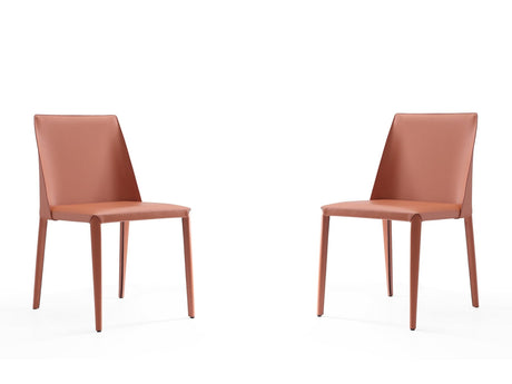 Paris Dining Chair in Clay (set of 2) by Manhattan Comfort at Eve Furniture