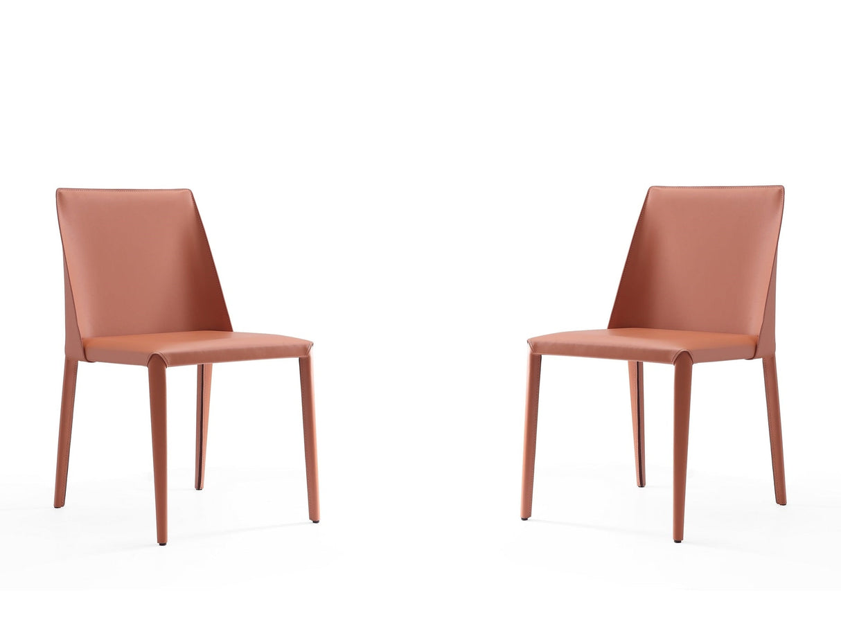 Paris Dining Chair in Clay (set of 2) by Manhattan Comfort at Eve Furniture