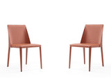 Paris Dining Chair in Clay (set of 2) by Manhattan Comfort at Eve Furniture
