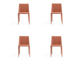 Paris Dining Chair in Clay (set of 4) by Manhattan Comfort at Eve Furniture