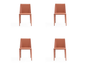 Paris Dining Chair in Clay (set of 4) by Manhattan Comfort at Eve Furniture