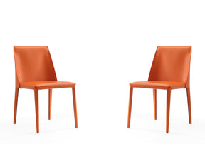 Paris Dining Chair in Coral (set of 2) by Manhattan Comfort at Eve Furniture