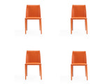 Paris Dining Chair in Coral (set of 4) by Manhattan Comfort at Eve Furniture