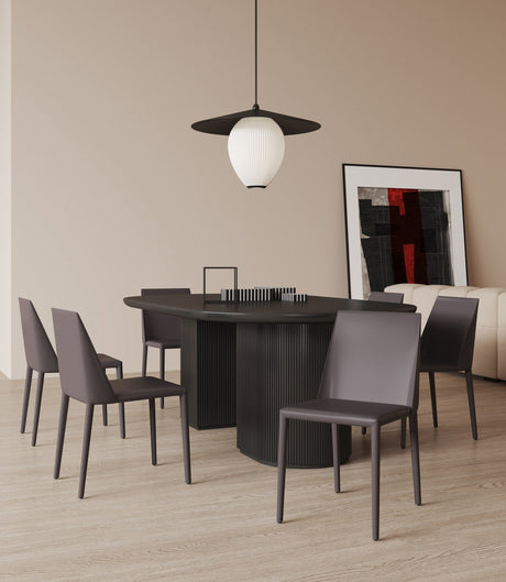 Paris Dining Chair in Grey (set of 2) by Manhattan Comfort at Eve Furniture
