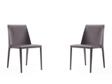 Paris Dining Chair in Grey (set of 2) by Manhattan Comfort at Eve Furniture