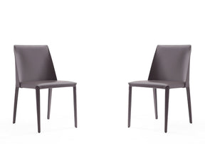 Paris Dining Chair in Grey (set of 2) by Manhattan Comfort at Eve Furniture