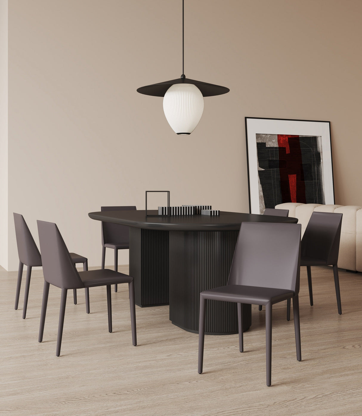 Paris Dining Chair in Grey (set of 4) by Manhattan Comfort at Eve Furniture