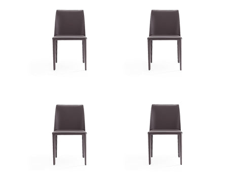 Paris Dining Chair in Grey (set of 4) by Manhattan Comfort at Eve Furniture