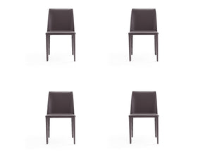 Paris Dining Chair in Grey (set of 4) by Manhattan Comfort at Eve Furniture