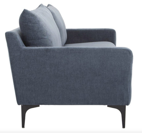 Paris Sofa Blue by Moe's Home at Eve Furniture