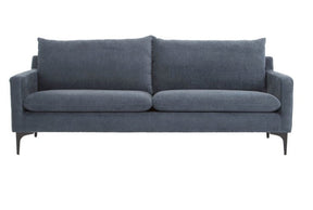 Paris Sofa Blue by Moe's Home at Eve Furniture