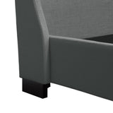 Park Avenue Grey Eastern King Tufted Bed by Diamond Sofa at Eve Furniture